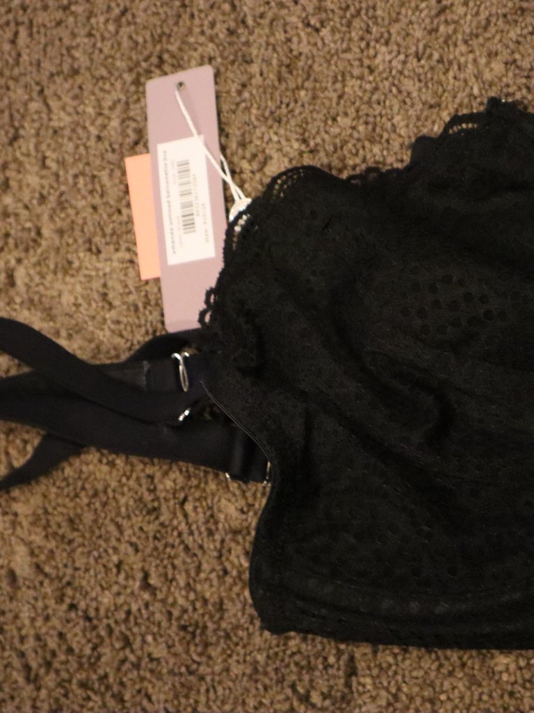 Nwt Bare Necessities Amanda Unlined Balconette Black Lace Wire Bra, 34g — image 5 of 5